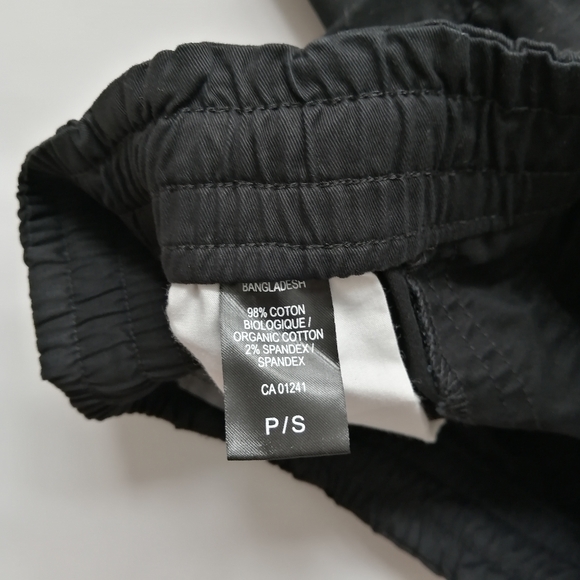 Djab Black Stretch Twill Pull-On Shorts Small NWT - Picture 7 of 7